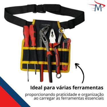 Imagem de Kit Bolsa Mochila Ferramentas e Cinto Reforçado resistente - - Mormino