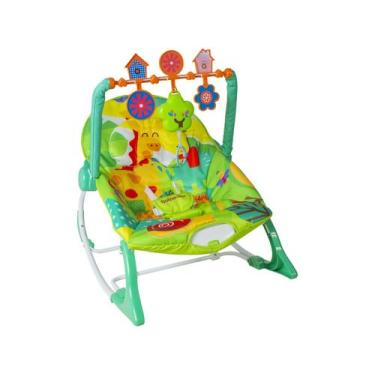 Imagem de Cadeira De Descanso Musical Galzerano Nina Até 18kg Colorido, Verde e 