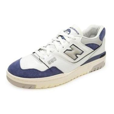 Imagem de Tênis New Balance BB550BWG Branco Azul-Masculino