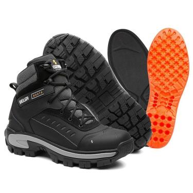 Imagem de BOTA MOTOQUEIRO COURO NOBRE CONFORTO PALMILHA EM GEL-Masculino