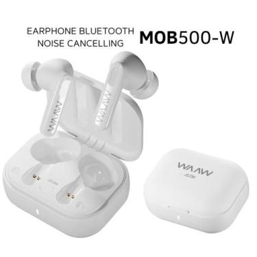 Imagem de Fone de Ouvido Intra Auricular Bluetooth WAAW MOB 500W ANC Cancelament