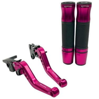 Imagem de Kit Manopla Monster Manete Esportivo Factor Fazer 150 UBS - NoBrand, P