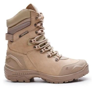 Imagem de Bota Masculina Tática Gogowear em Couro Resistente com C.A, Areia, 42