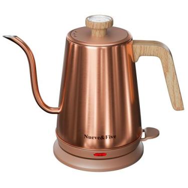 Imagem de Chaleira Elétrica Nueve&Five Gooseneck EK02 1.0L 1000W Cobre