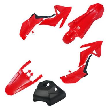 Imagem de Kit Carenagem Amx Adventure Honda Xr 250 Tornado, Vemelho