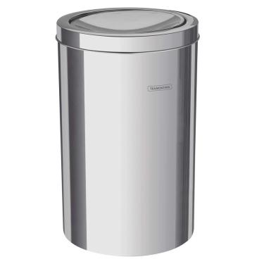 Imagem de Lixeira Tramontina com Tampa Basculante Swing 94542/112 em Aço Inox – 12 L