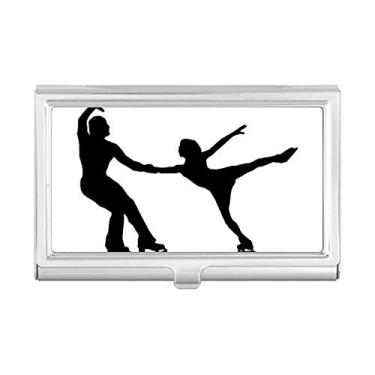 Imagem de Carteira de bolso com compartimento para cartões de visita com jogador de educação física esportiva