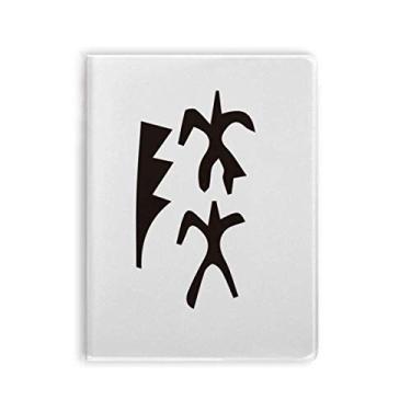 Imagem de Caderno de anotações de osso com sobrenome chinês, capa de chiclete, diário de capa macia