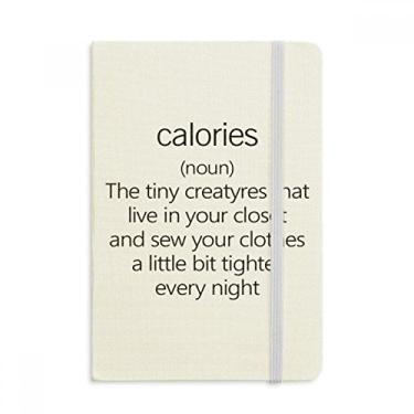 Imagem de Caderno preto inglês com citação de perda de peso oficial de tecido capa dura diário clássico