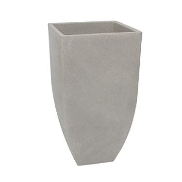 Imagem de Vasart Malta Vaso de Flores Trapezio, Granito Pedra, 42x76cm
