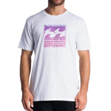 Imagem de Camiseta Billabong Crayon Wave Ii Sm24 Masculina Branco