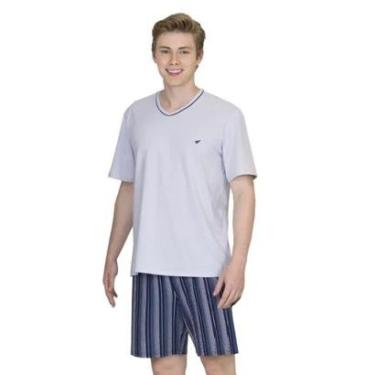 Imagem de Pijama Juvenil Masculino Modo Avião 100% algodão - 07663-Masculino