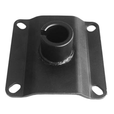 Imagem de Generic Placa de base para cadeira de barbeiro, substituição de móveis, assento de metal, base giratória, placa de montagem, preta, ferro