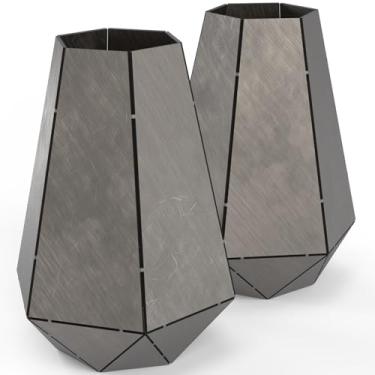 Imagem de WelderElite Conjunto de 2 vasos de cupons de soldagem, kits de prática de soldagem de calibre 17, placa de aço inoxidável 304, kits de soldagem para iniciantes