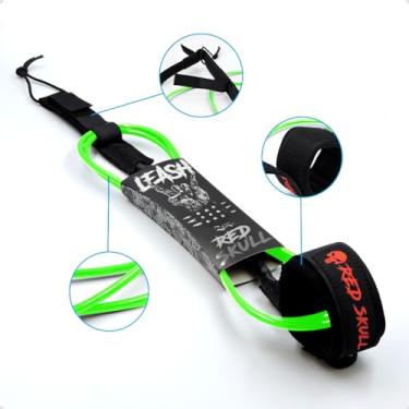 Imagem de Leash Regular 6pés/6mm - RedSkull (Verde)