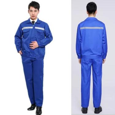 Imagem de Conjunto Uniforme EPI Segurança Do Trabalho Profissional Faixa Refleti