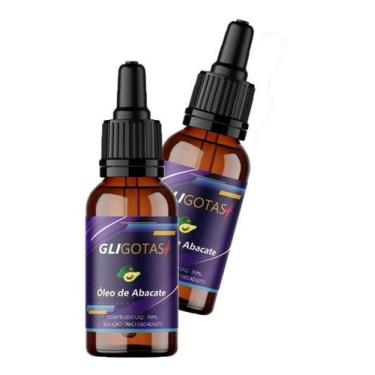 Imagem de Kit 2X Glico Gotas Suplemento Original Óleo Abacate Gligotas