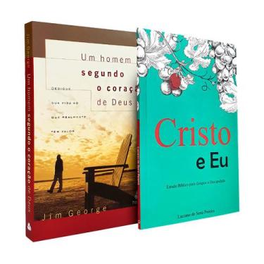 Imagem de Kit Um Homem Segundo o Coração de Deus + Cristo e Eu - Discipulado