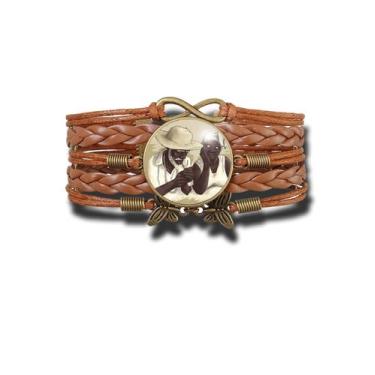 Imagem de Pulseira Feminina Preto Velho e Preta Velha Ajustável - RECANTO ASTRAL