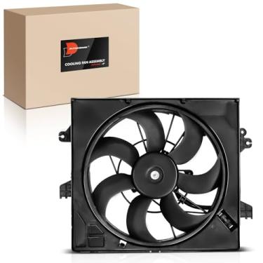 Imagem de A-Premium Conjunto de ventoinha de refrigeração do radiador do motor compatível com modelos Hyundai selecionados - Veloster 2013 2014 2015 2016 2017, 1.6L - Substituição # 252311R390, 253502V700