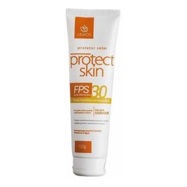 Imagem de Protetor Solar Toque Seco Rosto Corpo 150g Fps Fator 30 - Akmos