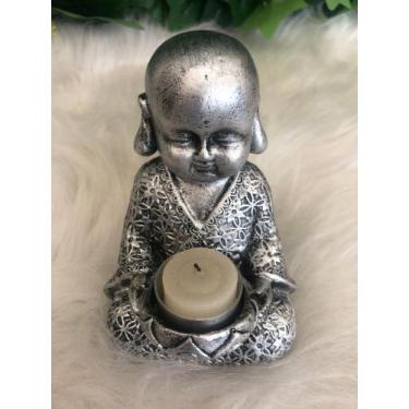 Imagem de Buda porta vela linda decoração(fábricação própria) - Empório decoraçã