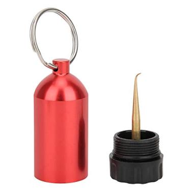 Imagem de Cilindro de Mergulho, 12 Anéis-O, Chaveiro de Garrafa de Mergulho de Alumínio para Válvula de Mergulho, Anel de Vedação, Mini Garrafa de Armazenamento de Cilindro para Mergulho