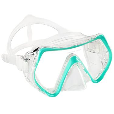 Imagem de Supertrip Máscara De Snorkel Para Adultos, Óculos De Natação Com Cobertura Para O Nariz Para Homens, Mulheres E Jovens, Máscara De Natação Com Visão Clara De 180 ° (Lago Azul)