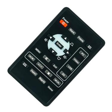Imagem de PLED-W200 Controle remoto de substituição LED - ALLIMITY - compatível com projetor ViewSonic PLEDW200LED controle remoto PLED-W200 PJD5112 PJD5122 PLED-W200LED