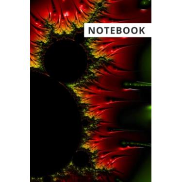 Imagem de Beautiful Notebook with fractal art cover, Daily Planner, Journal, Corporate Gift, 120 lined pages, 6x9, Funny Gift, Boss Gift, Organizer, Office Humor, Gag Gift, Gift for Her, Gift for Him