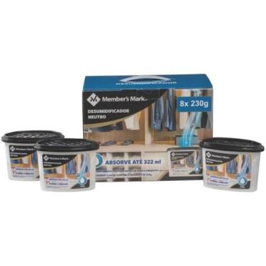 Imagem de Desumidificador Neutro Member's Mark Pack com 8 Unidades de 230g Cada