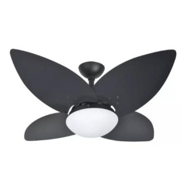 Imagem de Ventilador Teto Lótus 1025 Preto 4 Pás+Controle Remoto 110v - Infinity