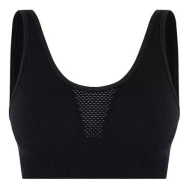 Imagem de Top Feminino Lupo Attack II Sem Costura Alta Sustentação, Alças Largas