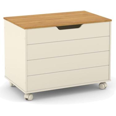 Imagem de Baú Toy Off White Freijó – Matic