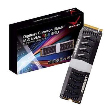 Imagem de Unidade de estado sólido Digifast Chevron Black+ 1 TB M.2 NVMe RGB Gen