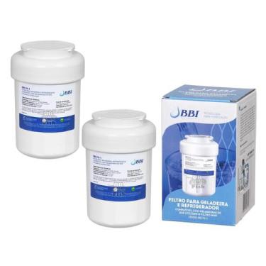 Imagem de Kit 2 Refil Filtro Bbi Geladeira Ge Mwf Side By Side Fg-1