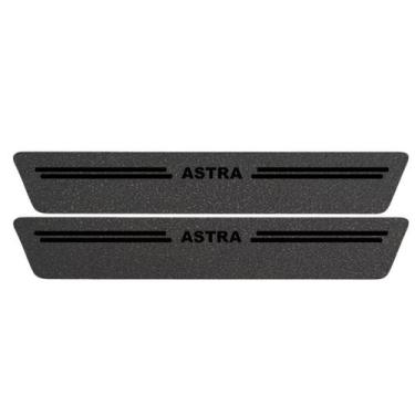 Imagem de  Kit Soleira Protetora Porta Premium Black PVC - Astra 2 PT - Jhow Ade