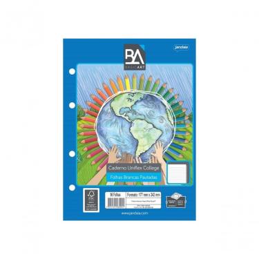 Imagem de Folha De Fichário Universitário Colorido