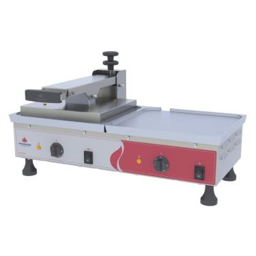 Imagem de Grill Elétrica Dupla Progás 70cm Chapa De Alumínio Com 1 Prensa 127v Pra-700e