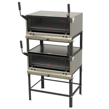 Imagem de Forno Refratário A Gás Duplo Progás 268 Litros Inox Abertura Guilhotina Prp-860dp S/kg