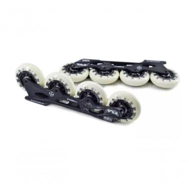 Imagem de Base Para Patins Fila Nrk 8 Rodas 16 Rolamentos Abec-7 Jogo