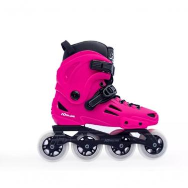 Imagem de Patins Xt Hd Inline Xt Rosa 4 Rodas 80 Mm Par Tamanho 40