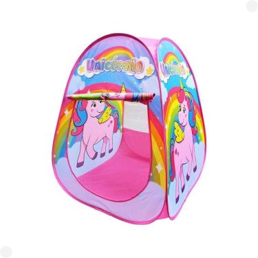 Imagem de Barraca Infantil Dobrável Unicórnio Rosa