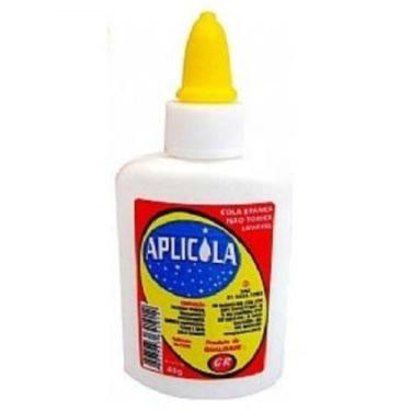 Imagem de Cola Escolar Aplicola Branca 40g