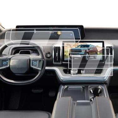 Imagem de ECOZEN Protetor de tela para Ford Expedition 2025-2026 Navi de 13,2 polegadas + instrumento de exibição panorâmica de 61 cm - 4 peças de nano filme para expedição 2025 2026 (ativo/platina/tremor/king