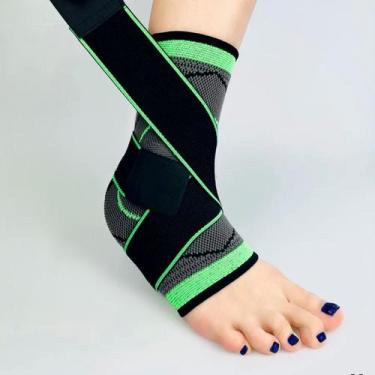 Imagem de Tornozeleira Ortopédica Compressão Proteção e Treinamento - ESPORTE