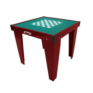 Imagem de Mesa de Dominó com Jogo de Dominó - Klopf, Unissex, nacional, Verde