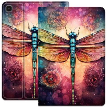 Imagem de Capa para Samsung Galaxy Tab A8 de 10,5 polegadas 2022, capa inteligente ultrafina e leve, capa protetora de couro PU, com suporte ajustável, para Samsung Tab A8 2022 (SM-X200/X205/X207), mandala