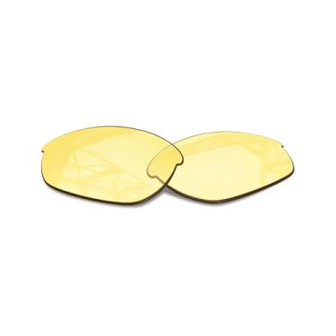 Imagem de SmartVLT Lentes de substituição masculinas amarelas HD para óculos de sol Oakley Half Jacket 2.0 OO9144