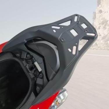 Imagem de Prateleiras traseiras de alumínio estendidas para scooter Nmax N-max 155 125 Nmax155 Nmax125 V2 V3 2020-2025 kit de placa de carga para porta-malas suporte fixador de caixa traseira